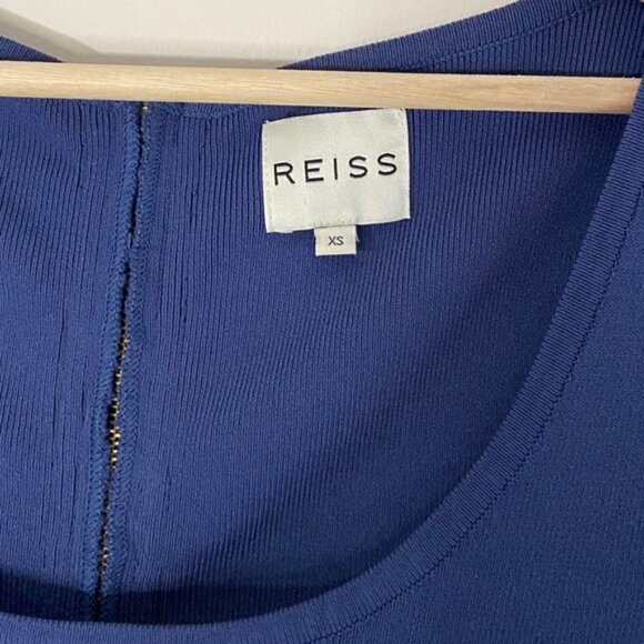 Reiss Bandage Blue Bodycon Dress - Picture 5 of 8